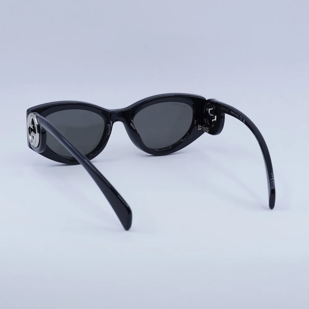 NWT Gucci GG1691S-001-54 Black 54mm Sunglasses